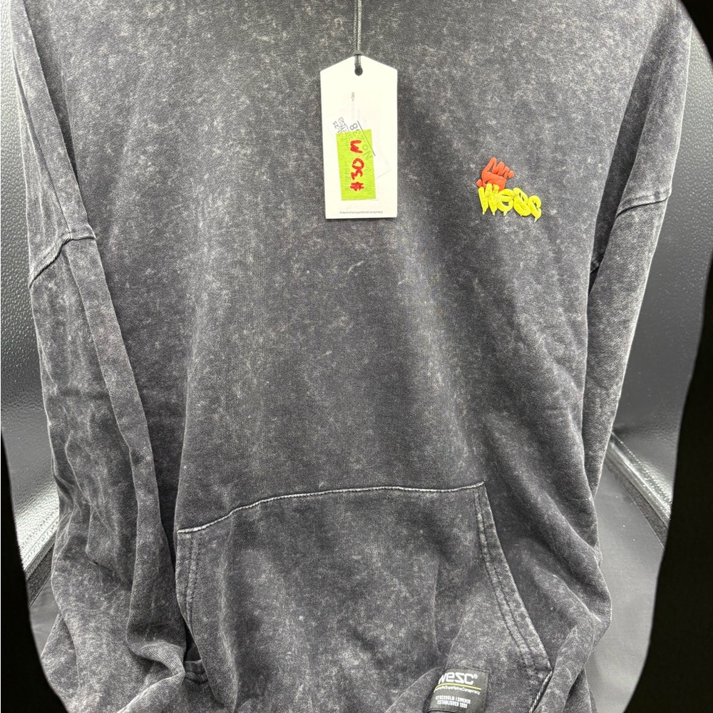 Wesc Black Acid Wash Jacket